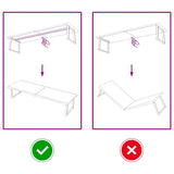 Piano Bagno Marrone Scuro 200x50x(2-6)cm Legno Trattato