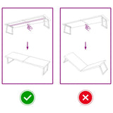 Piano Bagno Marrone Scuro 200x60x(2-4)cm Legno Trattato