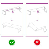 Piano Bagno Marrone Scuro 200x60x(2-6)cm Legno Trattato