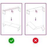 Piano Bagno Marrone Scuro 200x60x(2-6)cm Legno Trattato