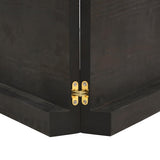Piano Bagno Marrone Scuro 200x60x(2-6)cm Legno Trattato