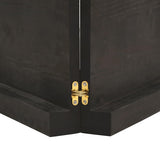 Piano Bagno Marrone Scuro 220x50x(2-6)cm Legno Trattato