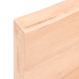 Piano per Tavolo 60x60x(2-6) cm in Rovere Massello Non Trattato
