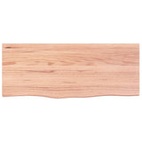 Piano Tavolo Marrone Chiaro 100x40x2cm Rovere Massello Trattato