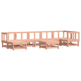 Set Divani Giardino 8 pz con Cuscini Legno Massello di Douglas