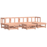 Set Divani Giardino 7 pz con Cuscini Legno Massello di Douglas