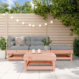 Set Divani Giardino 4 pz con Cuscini Legno Massello di Douglas