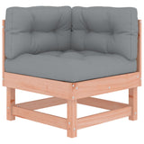 Set Divani Giardino 5 pz con Cuscini Legno Massello di Douglas