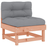 Set Divani Giardino 10pz con Cuscini Legno Massello di Douglas