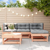 Set Salotto da Giardino 5 pz in Legno Massello di Douglas