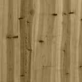 Set Salotto da Giardino 11 pz in Legno Impregnato di Pino