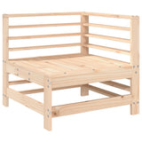 Set Salotto da Giardino 8 pz in Legno Massello di Pino