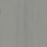 Comodino VIGO Grigio 42x35x42 cm in Legno Massello di Pino