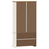Vetrina VIGO 85x35x170 cm in Legno Massello di Pino Bianco