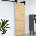 Porta NARVIK 70x210 cm in Legno Massello di Pino