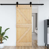 Porta NARVIK Naturale 95 x 210 cm Legno di pino solido