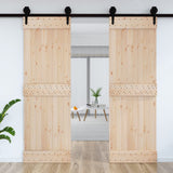 Porta NARVIK 70x210 cm in Legno Massello di Pino