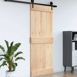 Porta NARVIK 70x210 cm in Legno Massello di Pino