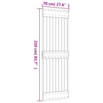 Porta NARVIK 70x210 cm in Legno Massello di Pino