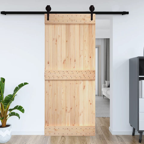 Porta NARVIK 70x210 cm in Legno Massello di Pino