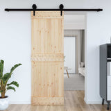 Porta NARVIK Naturale 80 x 210 cm Legno di pino solido