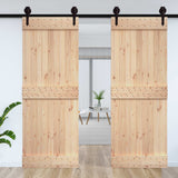 Porta NARVIK Naturale 85 x 210 cm Legno di pino solido