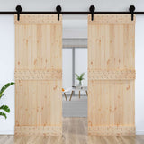 Porta NARVIK Naturale 90 x 210 cm Legno di pino solido