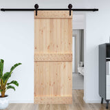 Porta NARVIK Naturale 95 x 210 cm Legno di pino solido