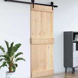 Porta NARVIK Naturale 100 x 210 cm Legno di pino solido