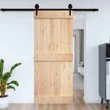 Porta NARVIK Naturale 100 x 210 cm Legno di pino solido