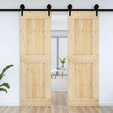 Porta NARVIK Naturale 70 x 210 cm Legno di pino solido