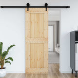 Porta NARVIK Naturale 80 x 210 cm Legno di pino solido