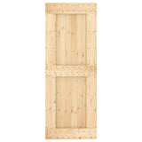 Porta NARVIK Naturale 80 x 210 cm Legno di pino solido