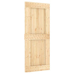 Porta NARVIK 85x210 cm in Legno Massello di Pino