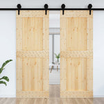 Porta NARVIK 85x210 cm in Legno Massello di Pino