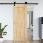 Porta NARVIK 85x210 cm in Legno Massello di Pino