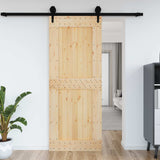 Porta NARVIK Naturale 90 x 210 cm Legno di pino solido
