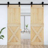 Porta NARVIK Naturale 70 x 210 cm Legno di pino solido