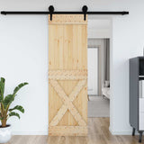Porta NARVIK Naturale 70 x 210 cm Legno di pino solido