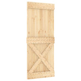 Porta NARVIK Naturale 85 x 210 cm Legno di pino solido