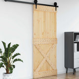 Porta NARVIK Naturale 95 x 210 cm Legno di pino solido