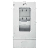 Forno Affumicatore BBQ con Tavolino in Acciaio Zincato