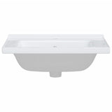 Lavandino da Bagno Bianco 61x48x19,5cm Rettangolare in Ceramica