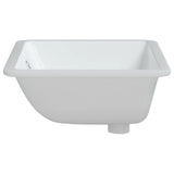 Lavandino da Bagno Bianco 55,5x37,5x19 cm Rettangolare Ceramica