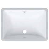 Lavandino da Bagno Bianco 55,5x37,5x19 cm Rettangolare Ceramica