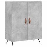 Credenza Grigio Cemento 69,5x34x90 cm in Legno truciolato