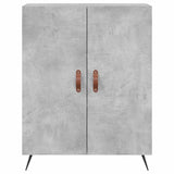 Credenza Grigio Cemento 69,5x34x90 cm in Legno truciolato