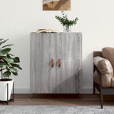 Credenza Grigio Sonoma 69,5x34x90 cm in Legno truciolato