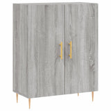 Credenza Grigio Sonoma 69,5x34x90 cm in Legno truciolato
