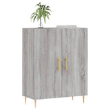 Credenza Grigio Sonoma 69,5x34x90 cm in Legno truciolato